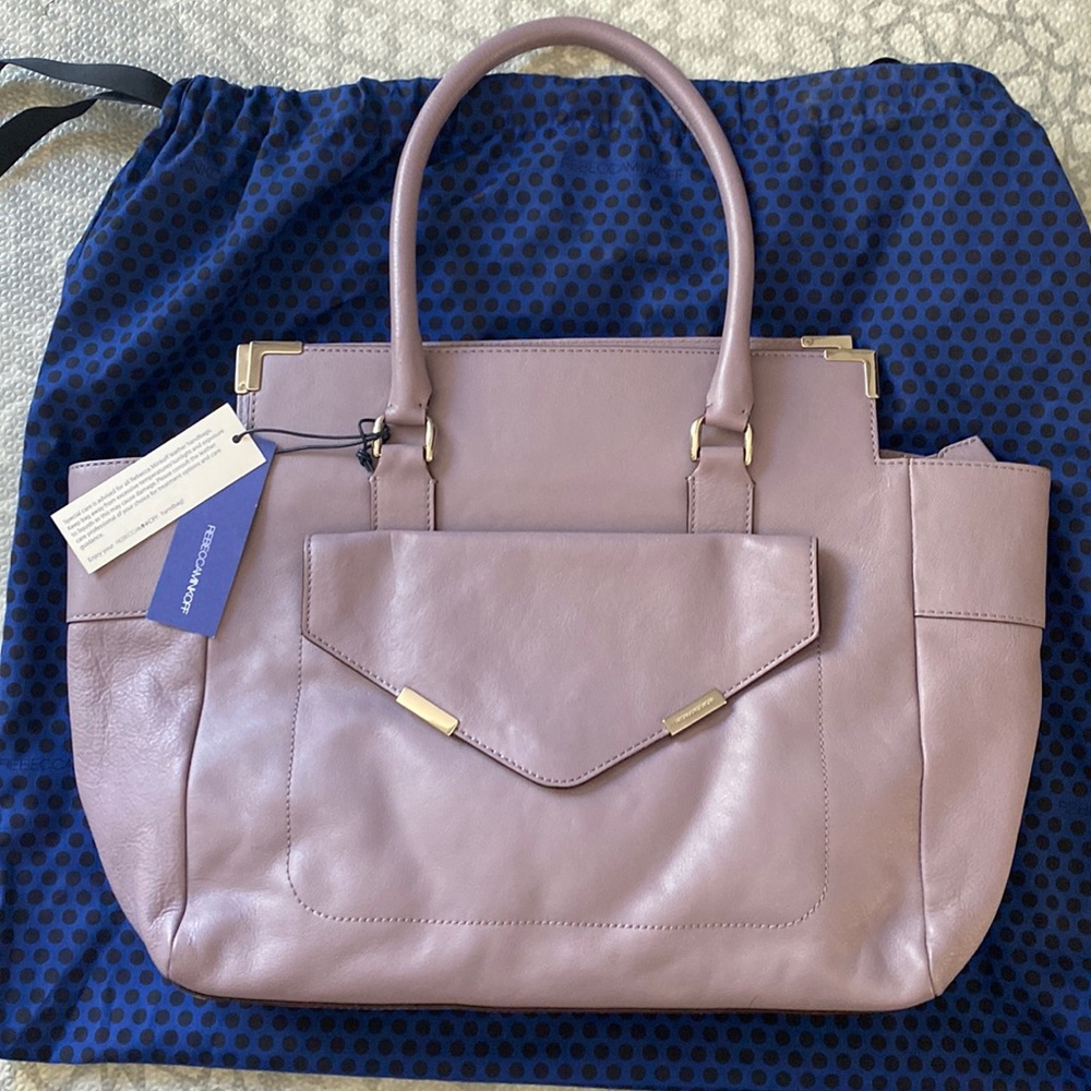 Brand new with tags Rebecca Minkoff Sienna tote - beautiful lavender color!
